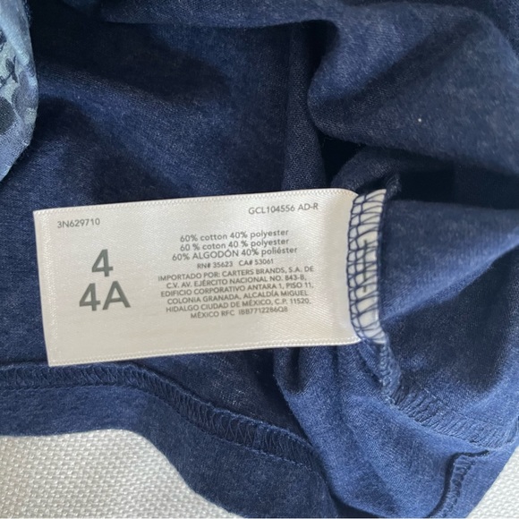 NWOT Carter’s Shark Graphic Jersey Tee 4T - Picture 4 of 4